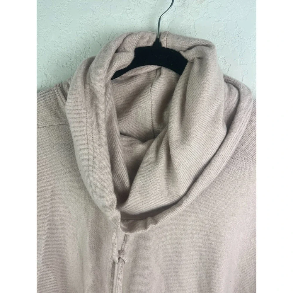 Sundown Soft‎ Lounge Pink Chizzle Cozy Time Funnel Neck Top Pink Sz Medium